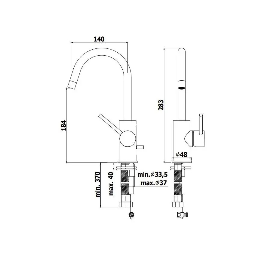 Paffoni - Miscelatore per lavabo LIGHT bianco