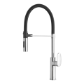 Paffoni - Miscelatore per lavello con doccetta estraibile CANDY 52,5 cm nero
