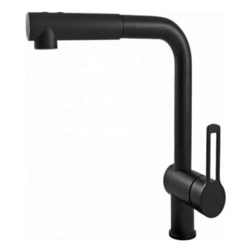 Paffoni - Miscelatore per lavello con doccetta estraibile RINGO 29,2 cm nero