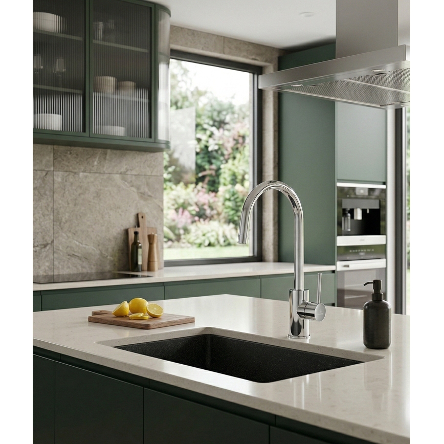 Paffoni - Miscelatore per lavello LIGHT 36,3 cm cromo lucido