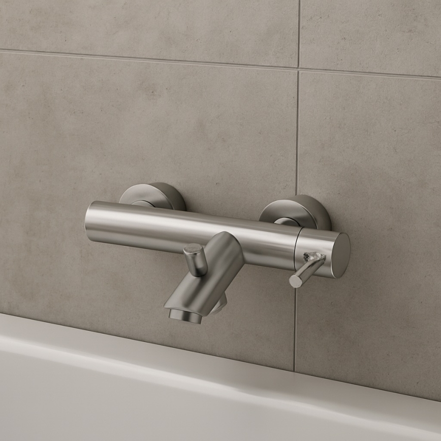 Paffoni - Miscelatore per vasca LIGHT in acciaio inox