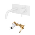 Paffoni - Rubinetto per lavabo ad incasso LIGHT bianco opaco