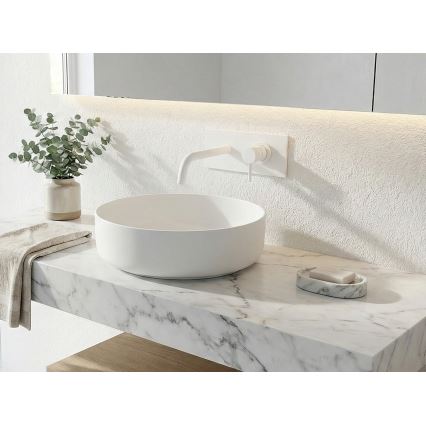 Paffoni - Rubinetto per lavabo ad incasso LIGHT bianco opaco