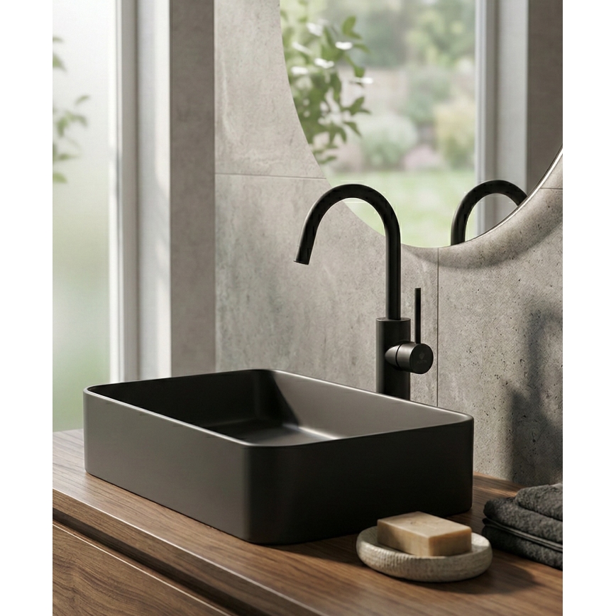 Paffoni - Rubinetto per lavabo LIGHT nero