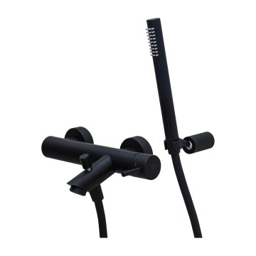 Paffoni - Set vasca con miscelatore LIGHT nero