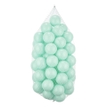 Palline da gioco in plastica 50 pezzi diam. 7 cm menta