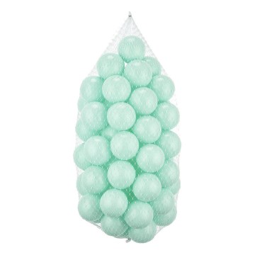 Palline da gioco in plastica 50 pezzi diam. 7 cm menta