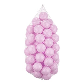 Palline di plastica per gioco 50 pz diam. 7 cm rosa