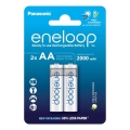 Panasonic - 2 pz Batterie ricaricabili AA Eneloop 2000 mAh