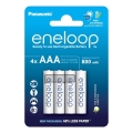 Panasonic - 4 pz Batterie ricaricabili AAA Eneloop 800 mAh
