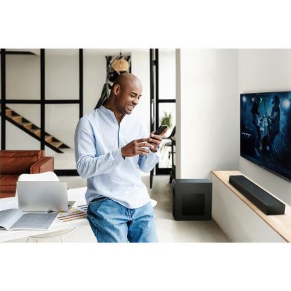 Panasonic - Soundbar con subwoofer 320W/230V + telecomando