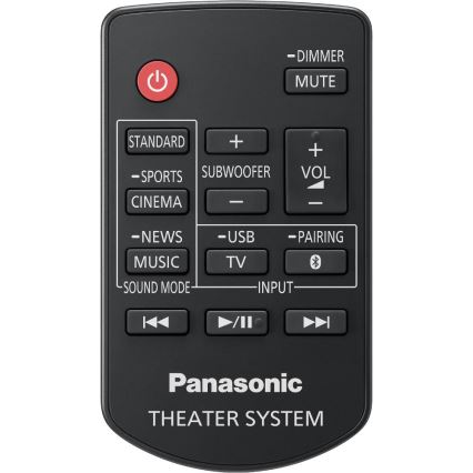 Panasonic - Soundbar con subwoofer 320W/230V + telecomando