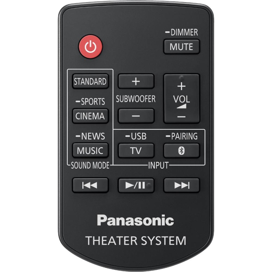Panasonic - Soundbar con subwoofer 320W/230V + telecomando
