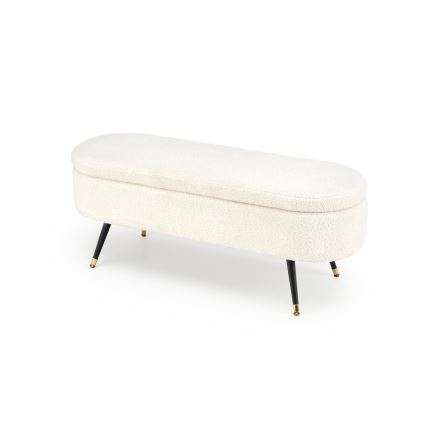Panca con vano portaoggetti AVEIRO 46x120 cm bianco