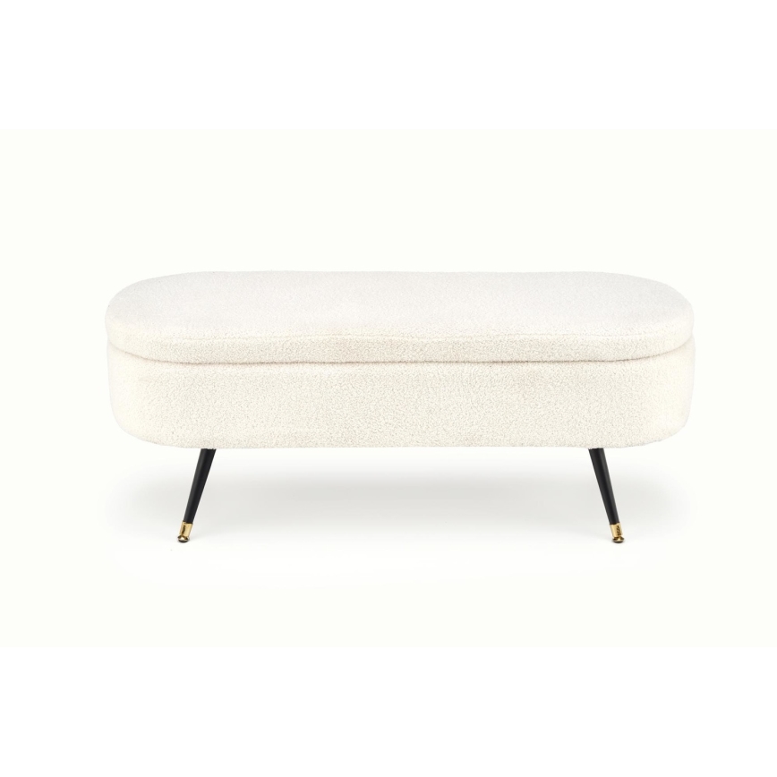 Panca con vano portaoggetti AVEIRO 46x120 cm bianco