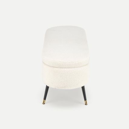 Panca con vano portaoggetti AVEIRO 46x120 cm bianco