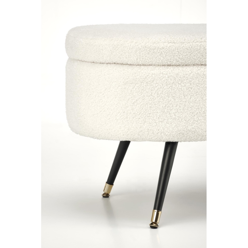 Panca con vano portaoggetti AVEIRO 46x120 cm bianco