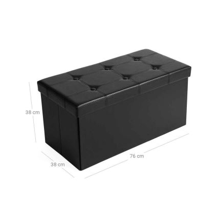 Panca in pelle SULTAN nera