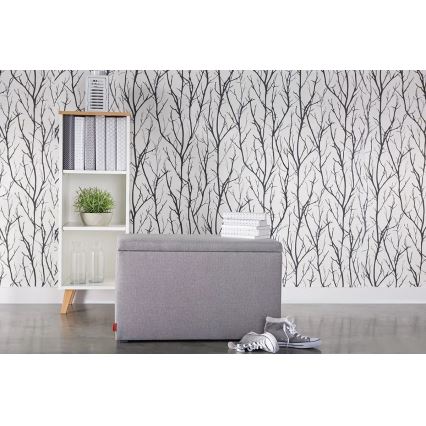 Panca portaoggetti RINA 50x80 cm grigio