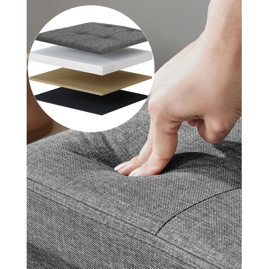 Panca SULTAN grigio scuro