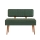 Panca trapuntata VINA 85x105 cm verde/pino atlantic