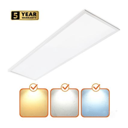 Panello LED dimmerabile da incasso CAPRI LED/25/36/40W/230V 3000/4000/5700K IP44 30x120 cm