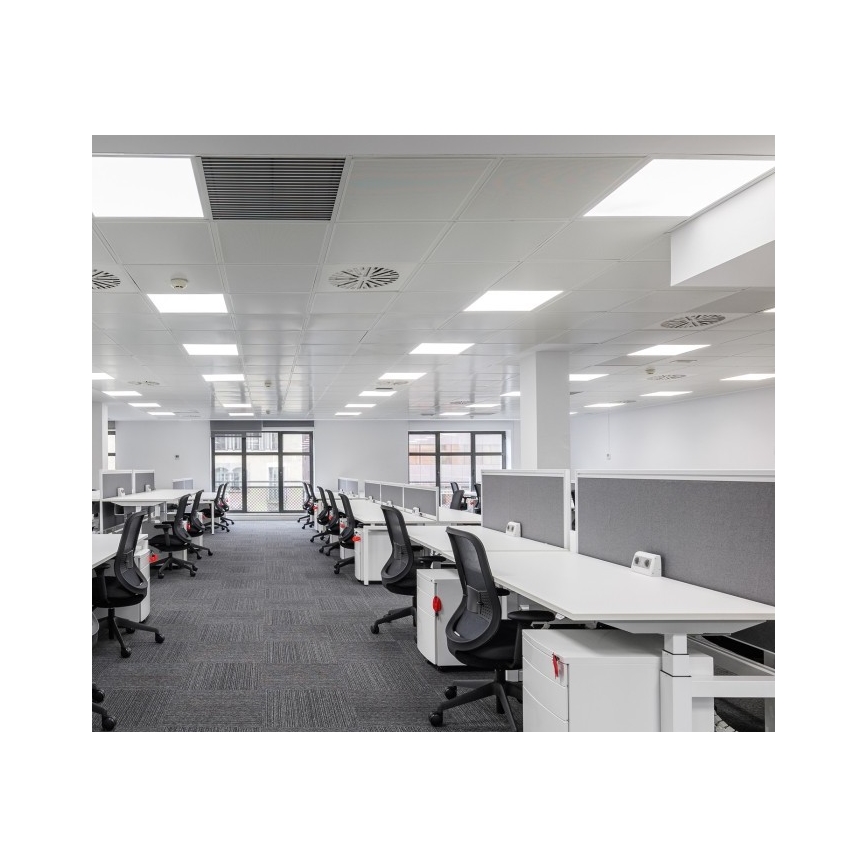 Panello LED dimmerabile da incasso CAPRI LED/25/36/40W/230V 3000/4000/5700K UGR&lt;19 IP44 60x60 cm