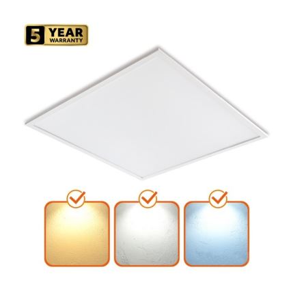Panello LED dimmerabile da incasso CAPRI LED/25/36/40W/230V 3000/4000/5700K UGR&lt;19 IP44 60x60 cm