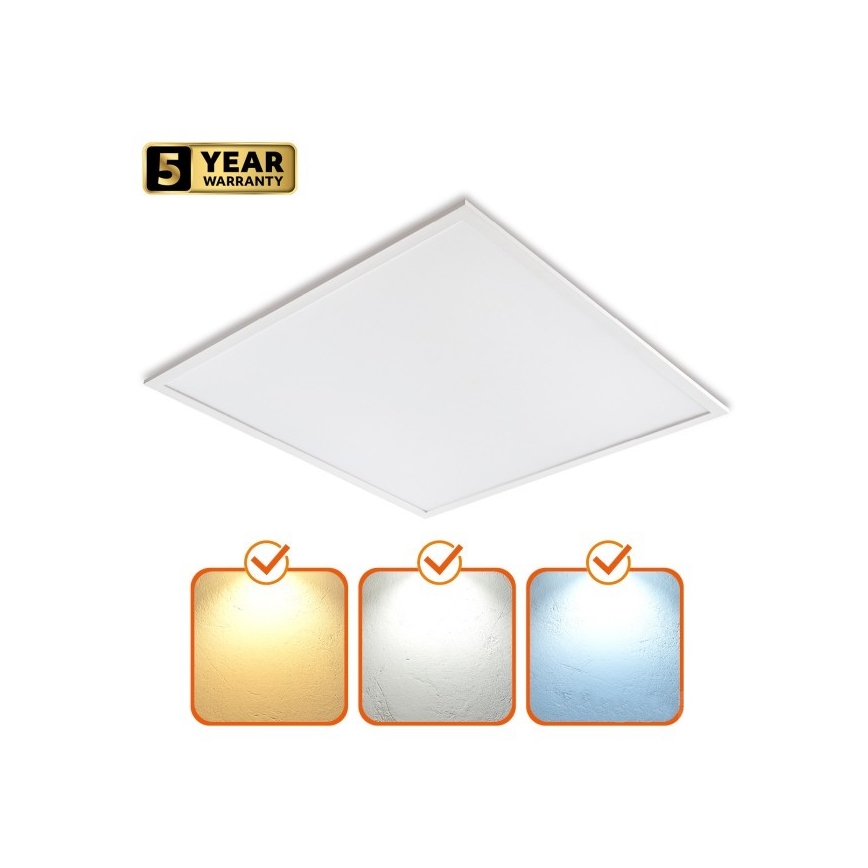Panello LED dimmerabile da incasso CAPRI LED/25/36/40W/230V 3000/4000/5700K UGR&lt;19 IP44 60x60 cm