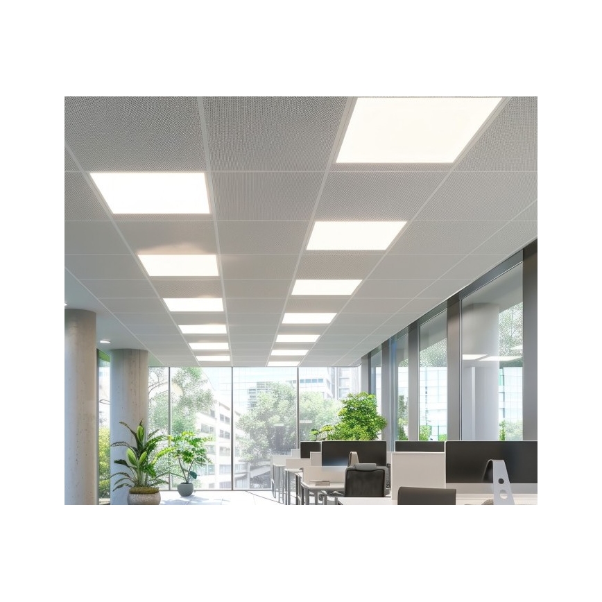 Panello LED dimmerabile da incasso CAPRI LED/25/36/40W/230V 3000/4000/5700K UGR&lt;19 IP44 60x60 cm