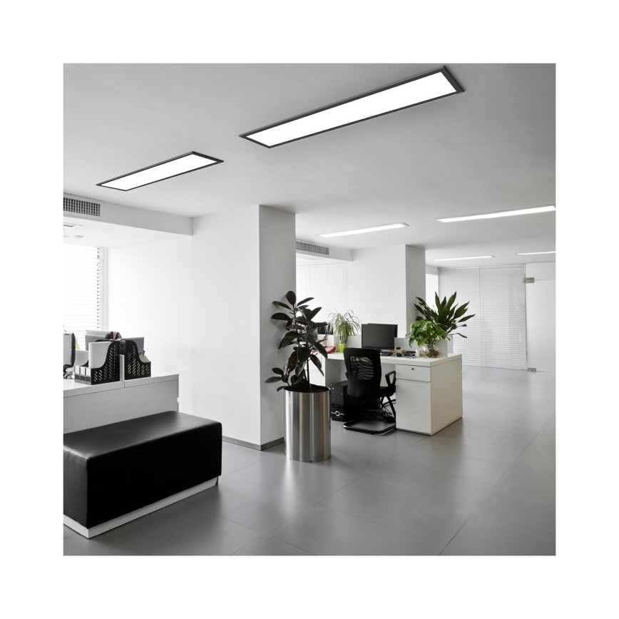 Pannello a plafone LED BRISBANE LED/36W/230V 4000K 29,5x119 cm nero