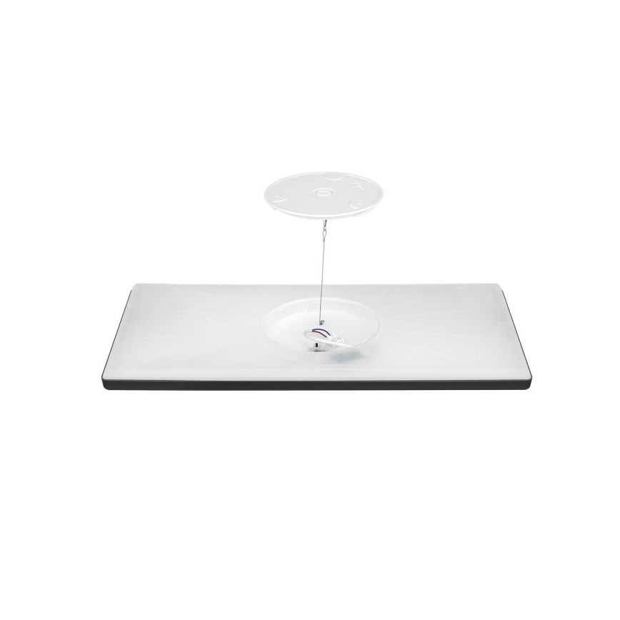 Pannello a plafone LED NIVERA LED/32W/230V IP54 3000/4000/6000K 29,5x59,5 cm nero