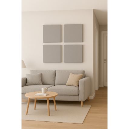 Pannello acustico SILENCE 58x58 cm grigio