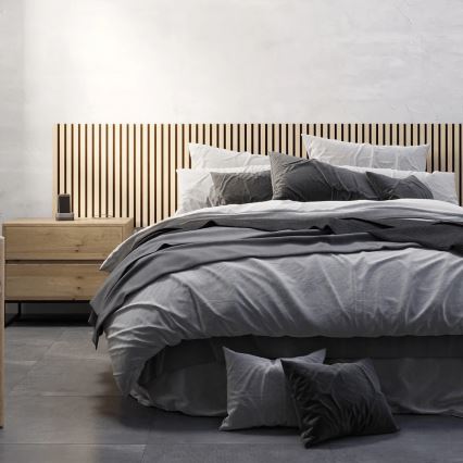 Pannello fonoassorbente da rivestimento VASALUND 240x52 cm in rovere