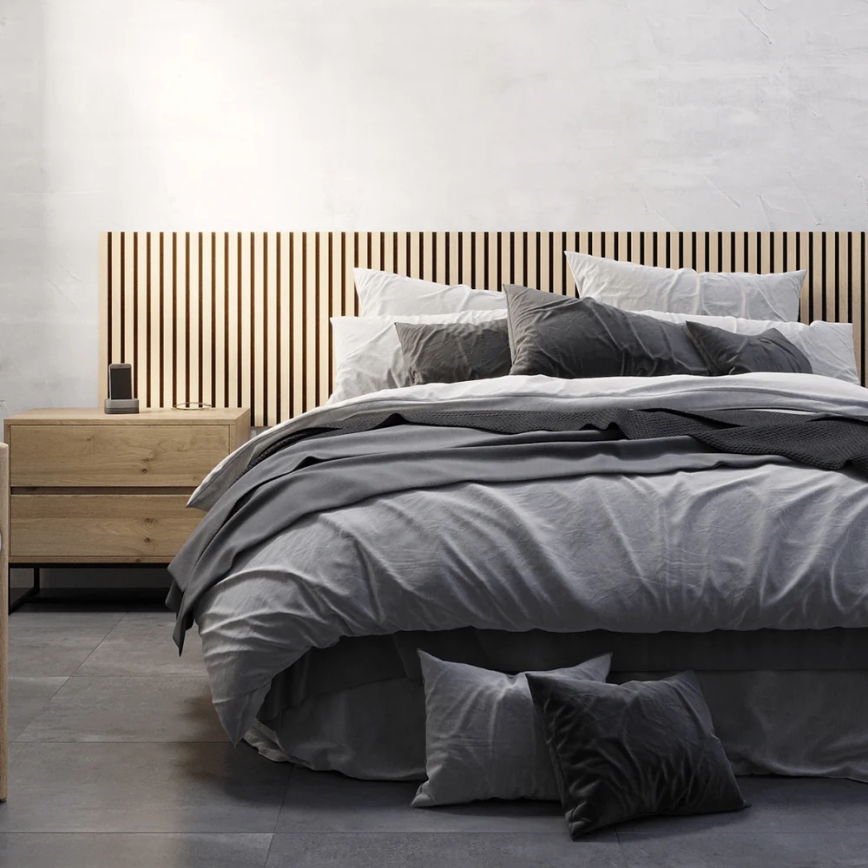 Pannello fonoassorbente da rivestimento VASALUND 240x52 cm in rovere