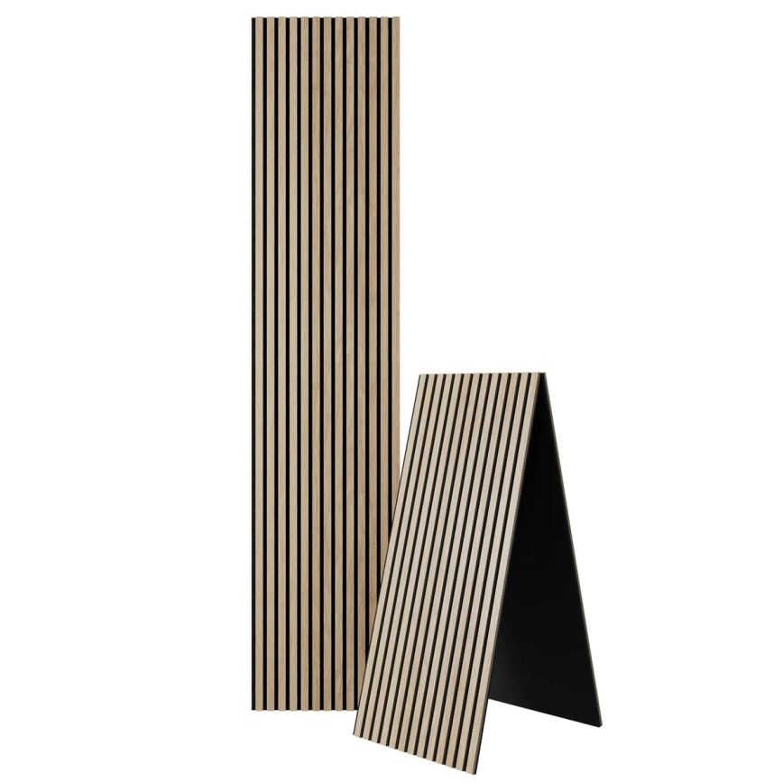 Pannello fonoassorbente da rivestimento VASALUND 240x52 cm in rovere