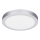 Pannello LED 2 in 1 da incasso o a superficie 18W/230V 3000/4000/6000K Ø 22,5 cm IP54 argento