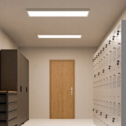 Pannello LED a montaggio superficiale 60 W, 230 V, 30 x 120 cm, bianco