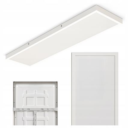 Pannello LED a montaggio superficiale 60 W, 230 V, 30 x 120 cm, bianco