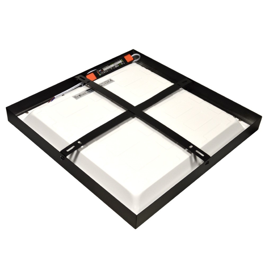 Pannello LED a montaggio superficiale CHRIS LED/20W/230V 4000K 40x40 cm nero