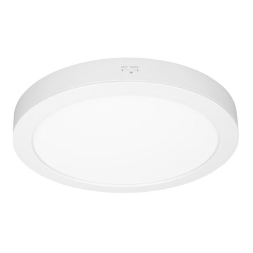 Pannello LED a plafone/da incasso 2-in-1 24W/230V 3000/4000/6000K Ø 30 cm IP54 bianco