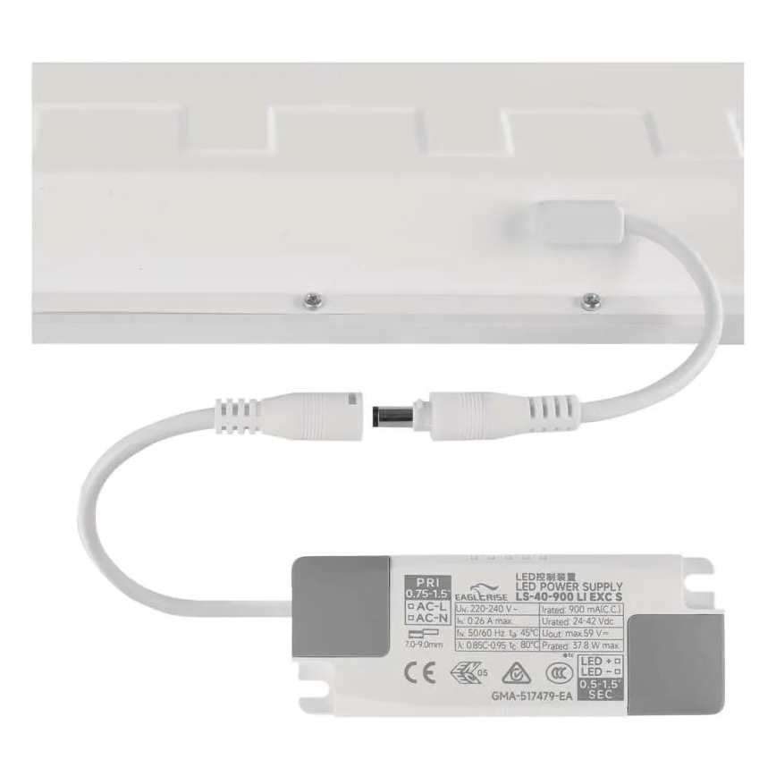 Pannello LED da incasso per controsoffitto DIXXO LED/36W/230V 4000K 60x60 cm bianco