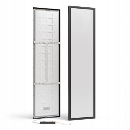 Pannello LED da superficie LED/60W/230V 30x120 cm nero