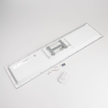 Pannello LED dimmerabile a montaggio superficiale LED/32W/230V 2700-6500K 25x100 cm bianco + telecomando