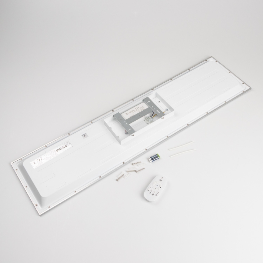 Pannello LED dimmerabile a montaggio superficiale LED/32W/230V 2700-6500K 25x100 cm bianco + telecomando