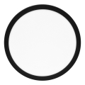 Pannello LED dimmerabile LEXA LED/12/18/24W/230V 3000/4000/6000K diametro 30 cm nero
