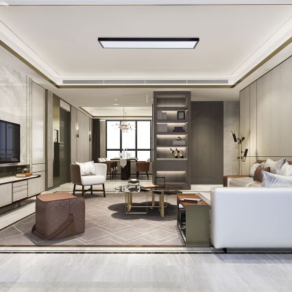 Pannello LED LED/60W/230V 4000K 30x120 cm nero