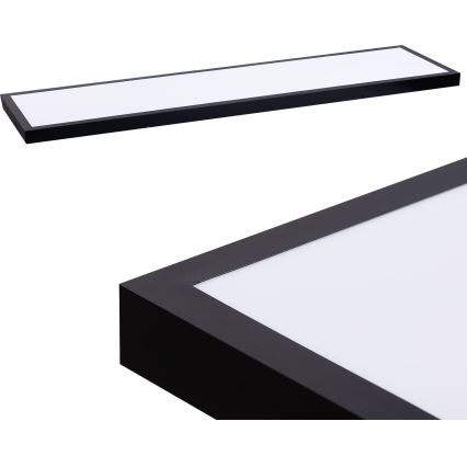 Pannello LED LED/60W/230V 4000K 30x120 cm nero