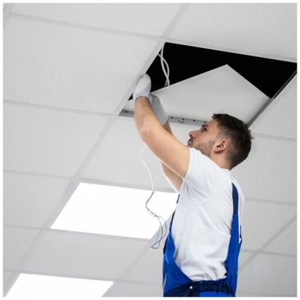 Pannello LED per controsoffitto CAPRI LED/25/30/40W/230V 3000/4000/5700K 62x62 cm bianco