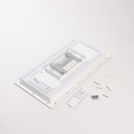 Pannello LED RGBW dimmerabile da montaggio superficiale LED/22W/230V 2700-6500K 29,5x59,5 cm + telecomando